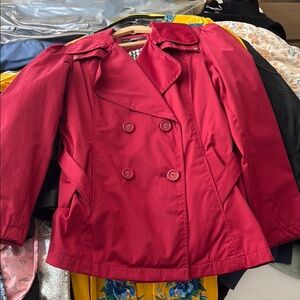 Women's Red Jacket/Windbreaker